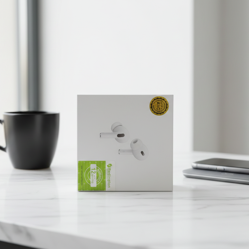 Model Pro 2 White Wireless Bluetooth Earbuds With Long Battery Life And Premium Sound Quality